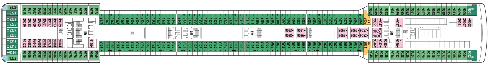 Deck 9 - Panarea plan